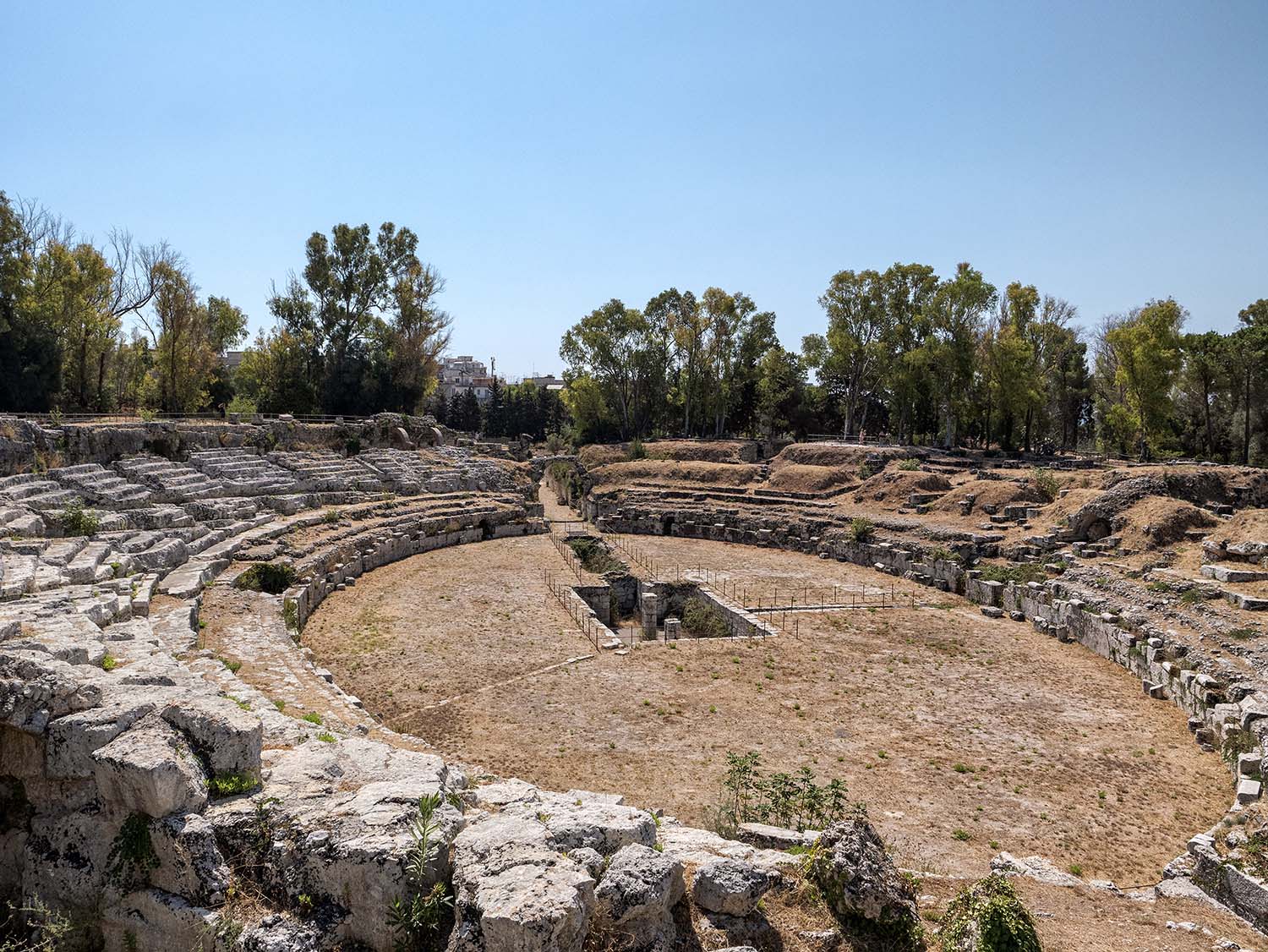 Parque Arqueológico de Neapolis. Anfiteatro romano siracusa07 copia